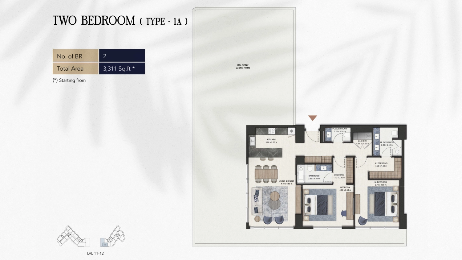 2 BR - Type B